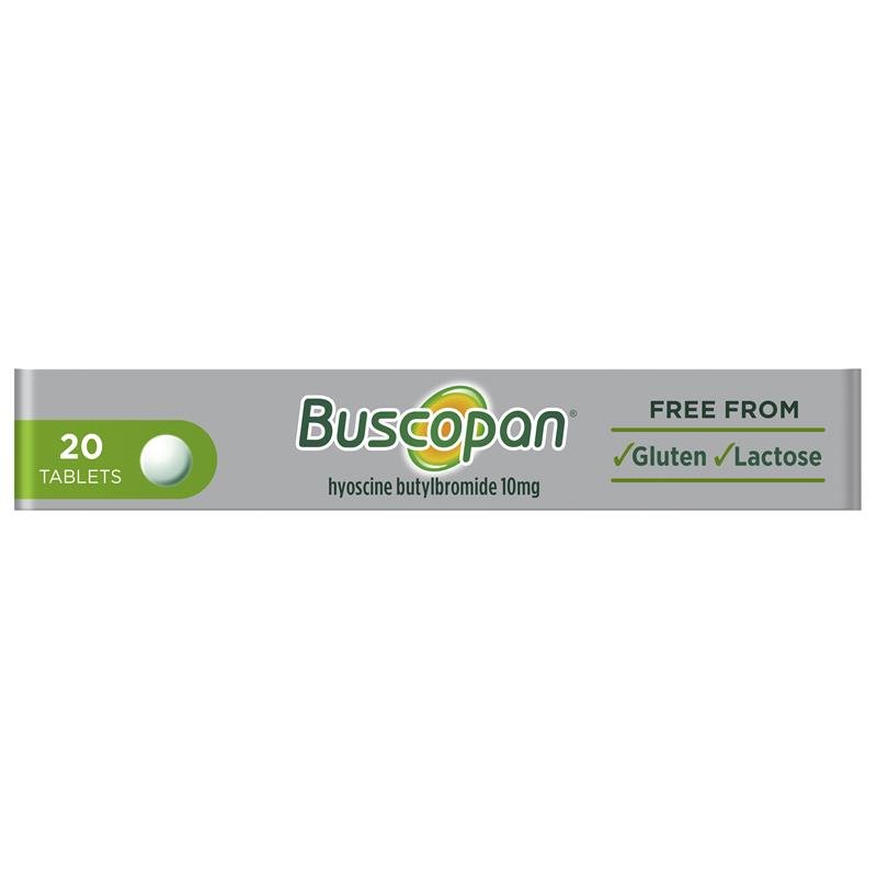 Buscopan Stomach Cramps Pain Relief 10mg Tablets 20 Pack