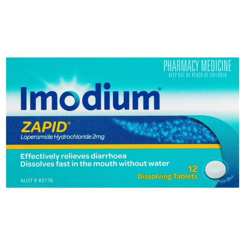 Imodium Zapid 易蒙停 口崩止泻片 12片