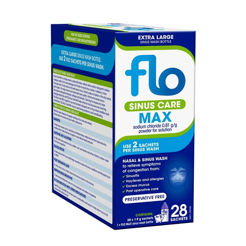 Flo Sinus Care Max Kit 28 Sachets