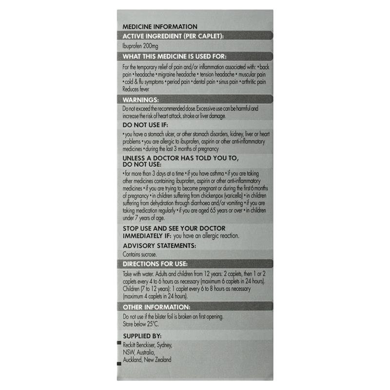 Nurofen 布洛芬止痛消炎片 200mg 48片