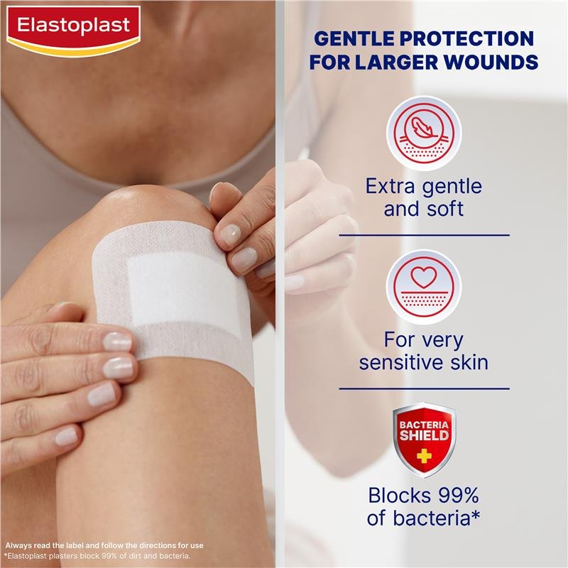 Elastoplast 超敏感无菌伤口敷贴 XXL 8×10cm 5片装