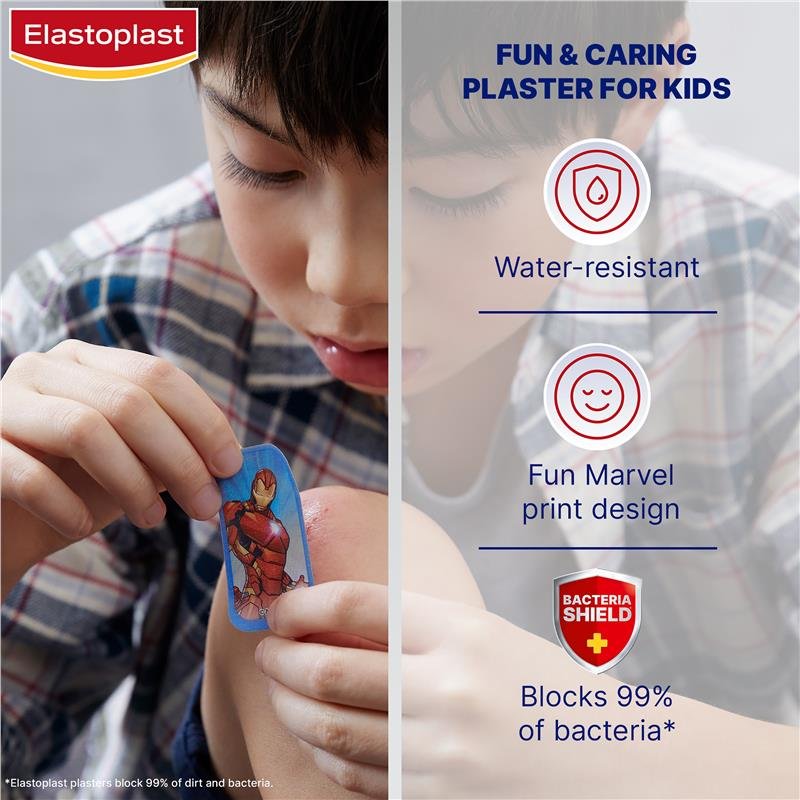 Elastoplast Disney Character Strips Marvel 20 Pack