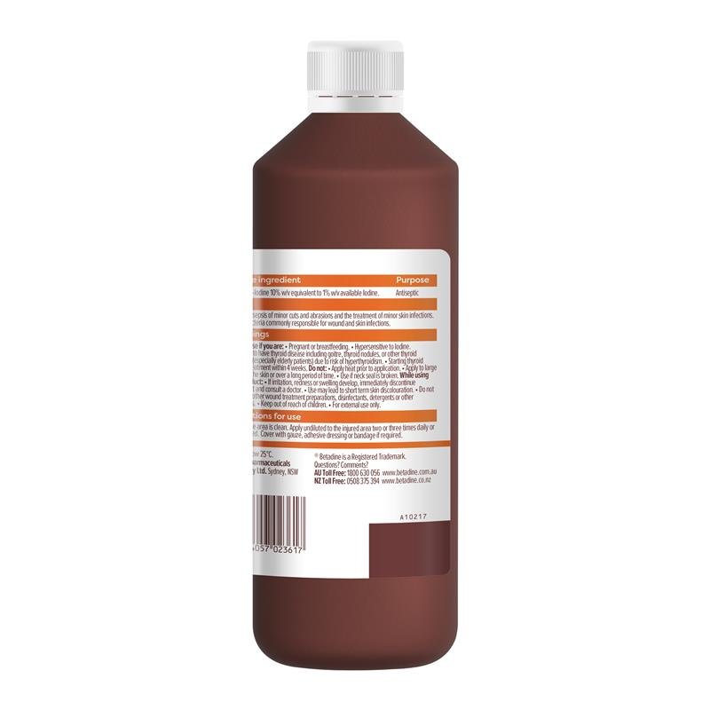 Betadine Antiseptic Topical Solution 500mL