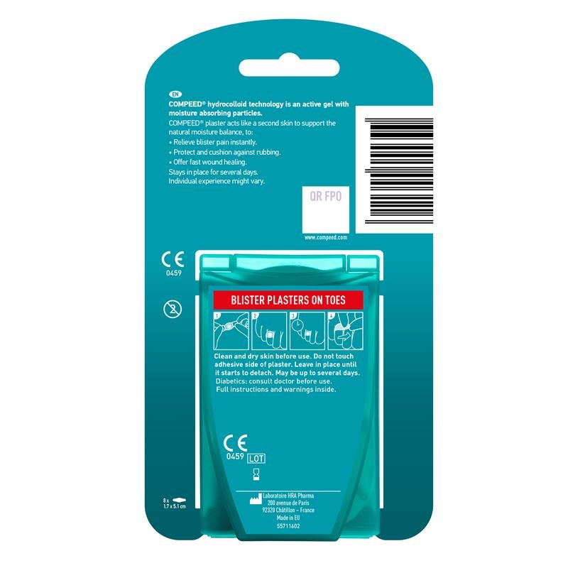 Compeed Blister Toes - 8 Plasters