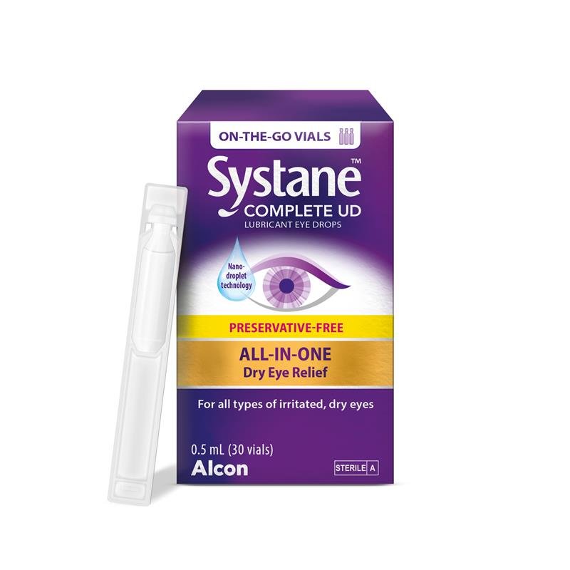 Systane Complete Preservative Free Unit Dose Eye Drops 30 x 0.5ml