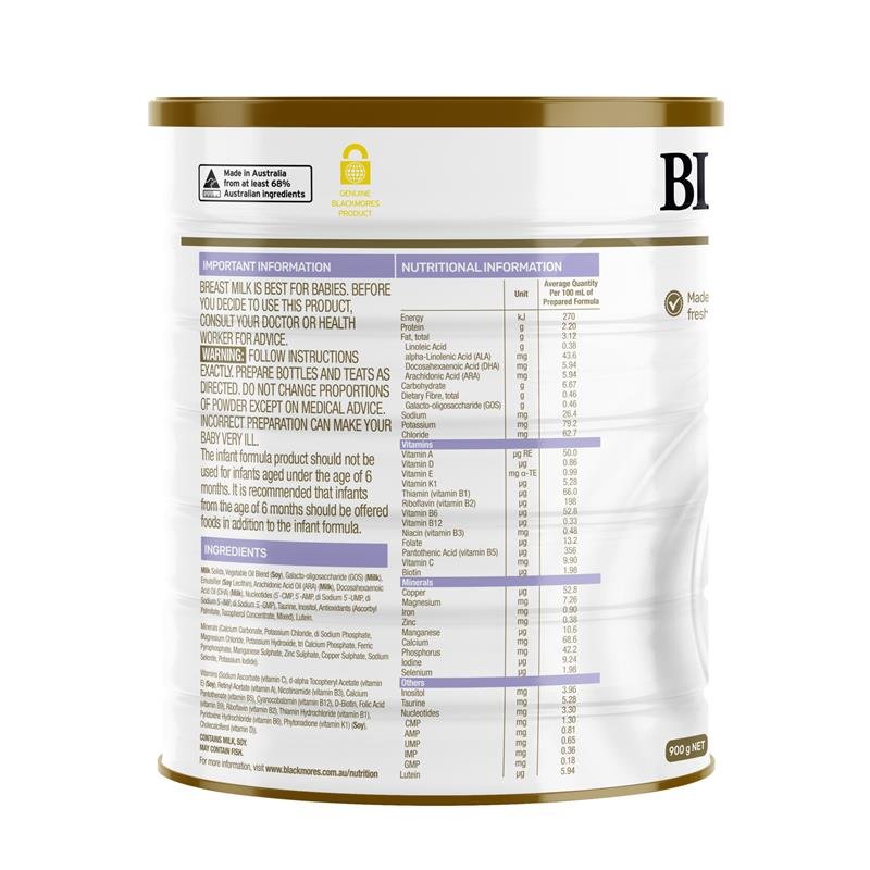 Blackmores Stage 2 Follow On Formula 900g