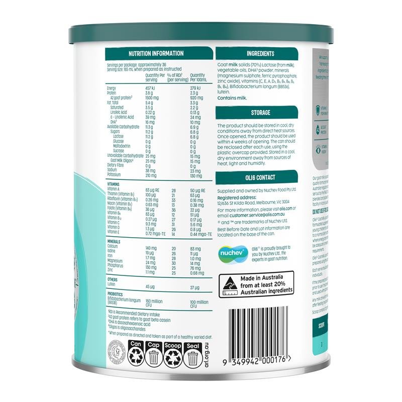 Oli6 - Stage 4 Goat A2 Milk Junior Drink 800g
