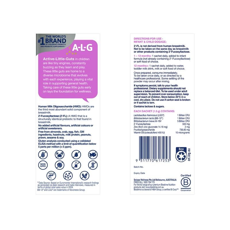 Biostime Infant & Children A-L-G Care 28 Sachets