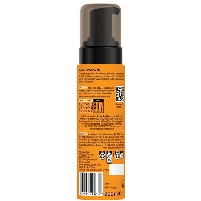 Got2b Curlz Flexible Curl Mousse 200ml