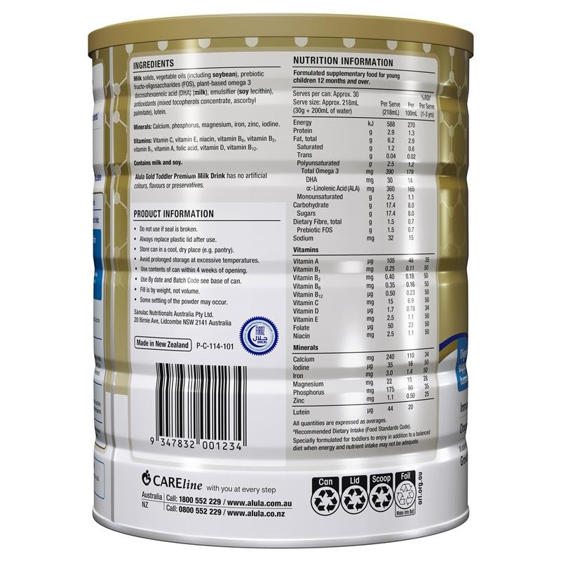 Alula Gold Stage 3 Toddler Milk Drink 1 Year+ 900g