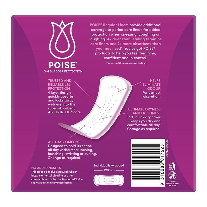 Poise 普通型失禁护垫 52片