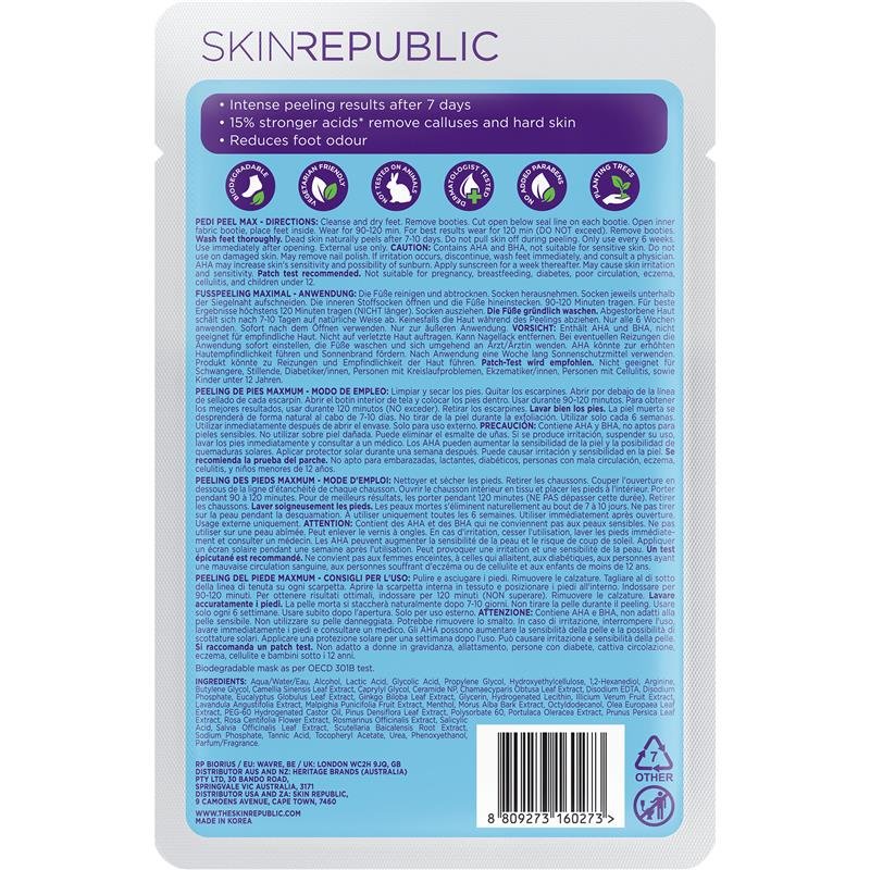 Skin Republic Pedi Peel Max 强效去角质足膜