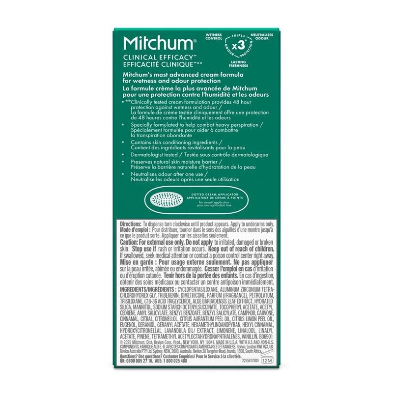 Mitchum 男士 Clinical 强效止汗棒 Sport 运动 45g