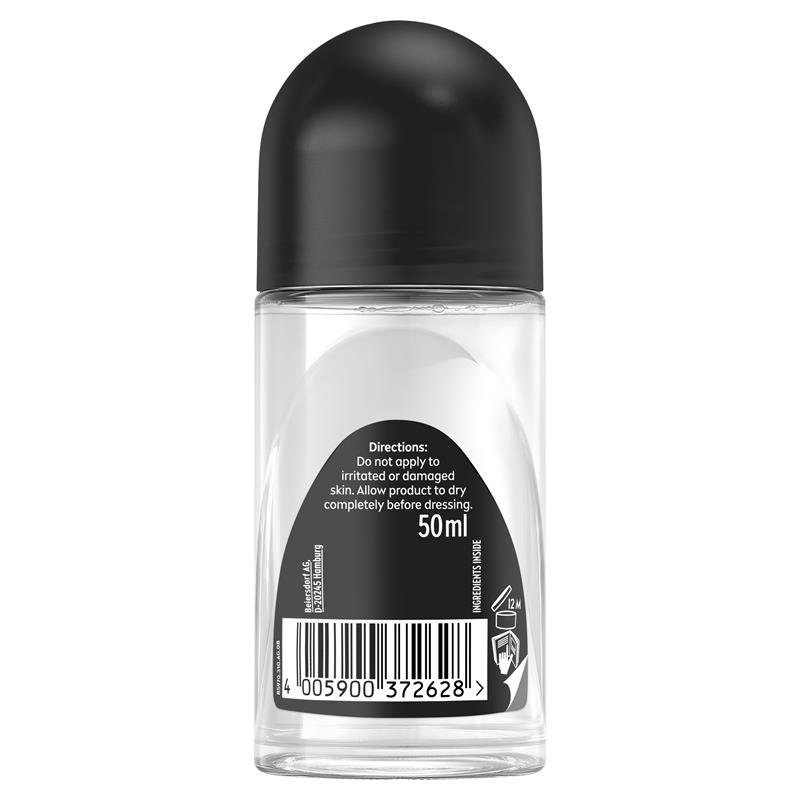 妮维雅 NIVEA MEN 男士黑白净爽走珠止汗露 72小时 50ml