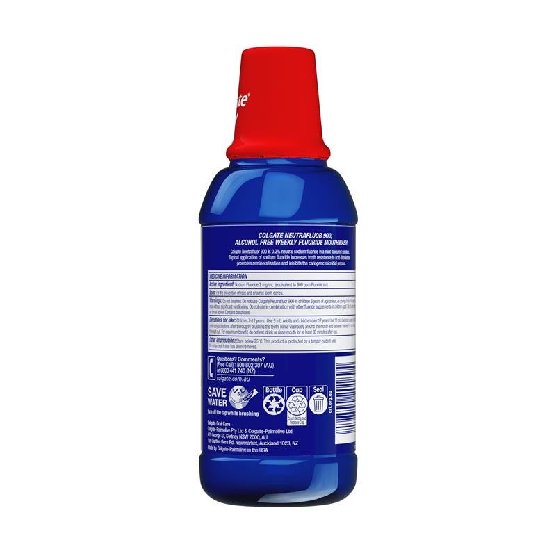 高露洁 Colgate NeutraFluor 900 无酒精含氟漱口水 473ml
