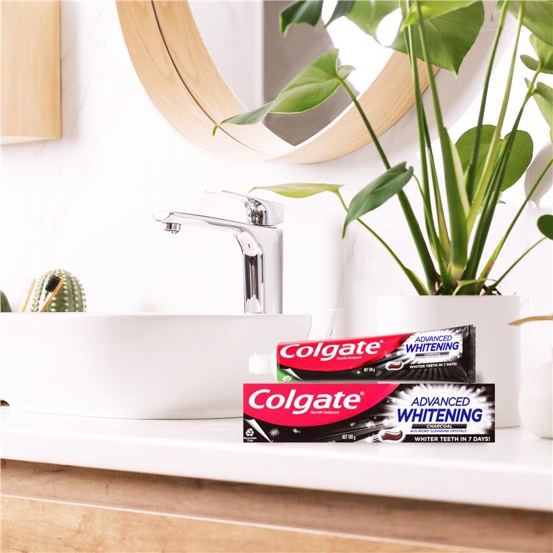 高露洁 Colgate 高效美白炭黑牙膏 180g