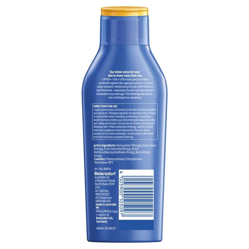 妮维雅 NIVEA Sun Protect & Moisture 保湿防晒乳 SPF50+ 400ml
