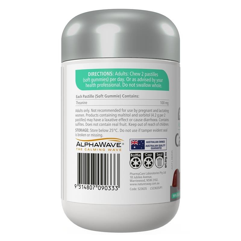 Nature's Way 成人高强度 Vita Gummies 软糖 Calm and Focus 50粒