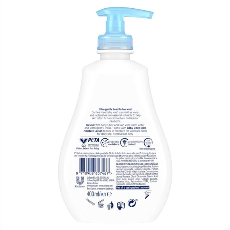 Baby Dove 多芬婴儿滋润沐浴露 400ml