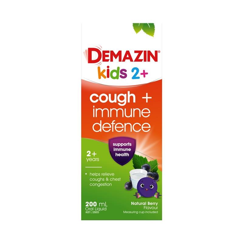 Demazin 儿童2岁+ 咳嗽及免疫配方口服液 200ml