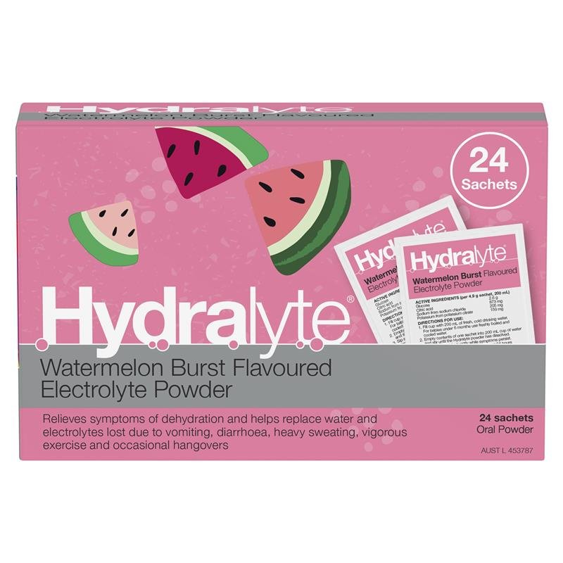 Hydralyte 电解质补水冲剂 西瓜味 4.9g×24包