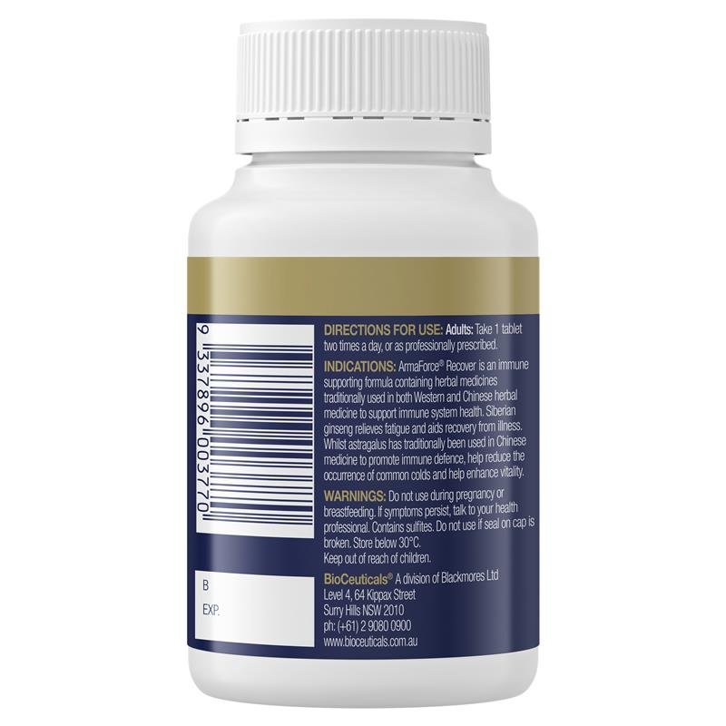 BioCeuticals ArmaForce Recover 60片