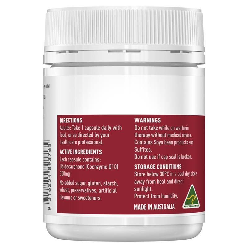 Healthy Care 高含量辅酶Q10 300mg 胶囊 60粒