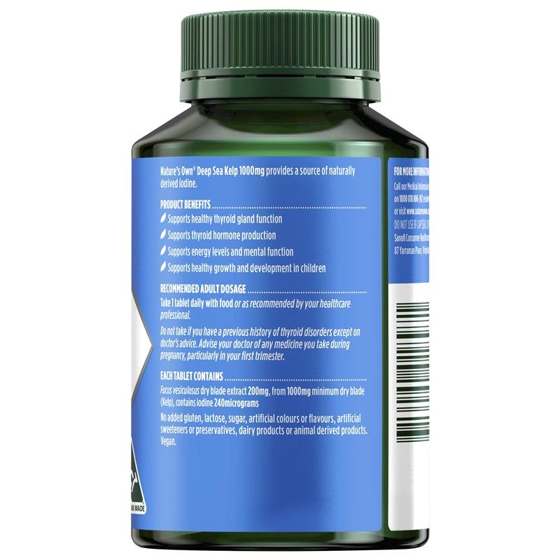 Nature's Own 海带(昆布)1000mg 片剂 200片