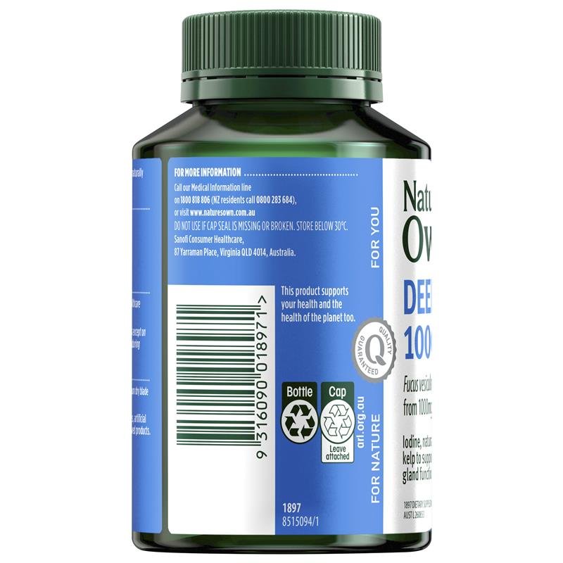 Nature's Own 海带(昆布)1000mg 片剂 200片