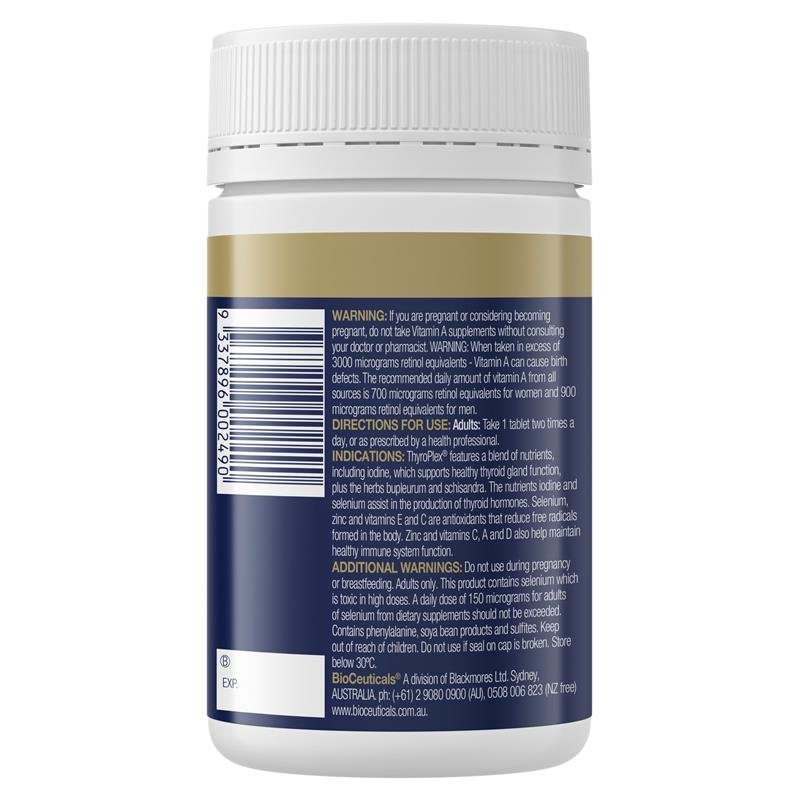 BioCeuticals ThyroPlex 甲状腺配方胶囊 120粒