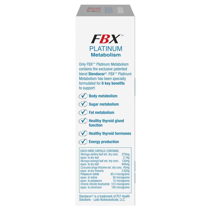 FBX Platinum Metabolism 代谢配方胶囊 30粒