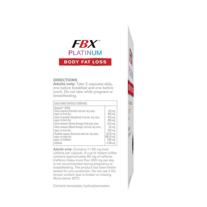 FBX Platinum Body Fat Loss 体重管理胶囊 60粒