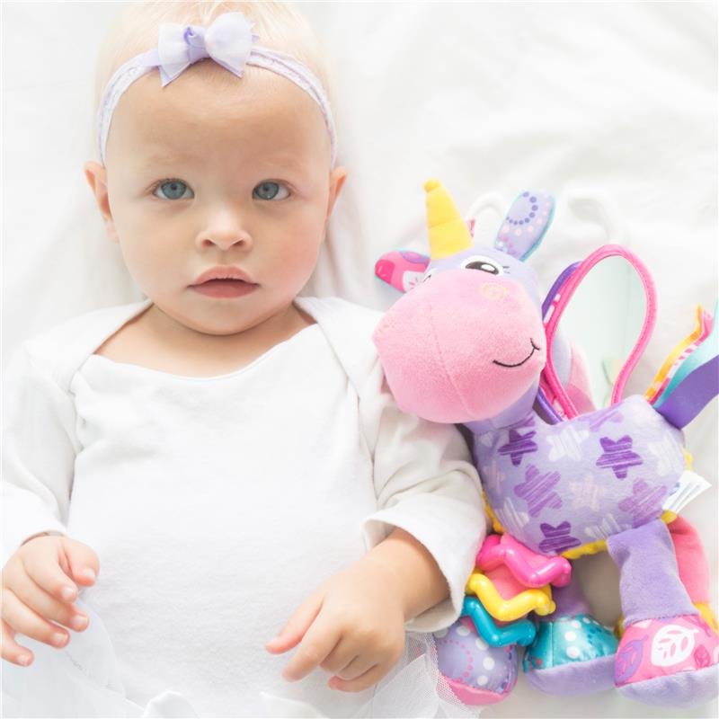 Playgro 婴儿活动玩偶 独角兽 Stella