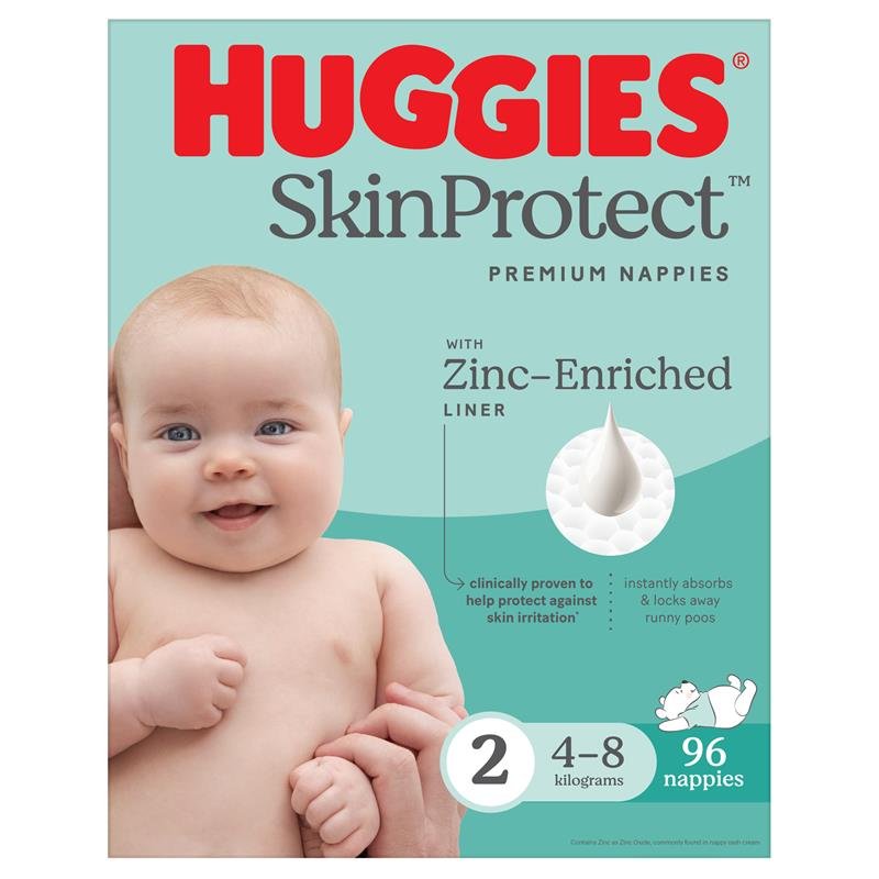 Huggies 好奇 Skin Protect 婴儿纸尿裤 2号 (4-8kg) 96片