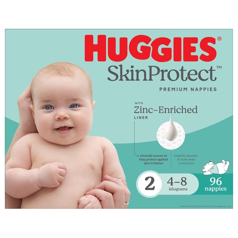 Huggies 好奇 Skin Protect 婴儿纸尿裤 2号 (4-8kg) 96片