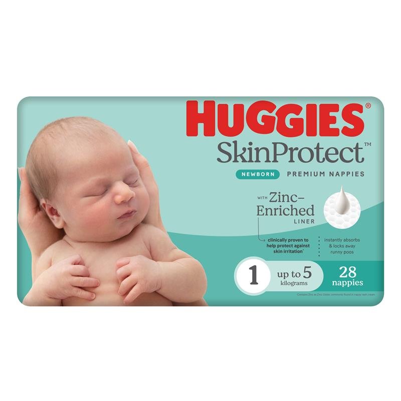 Huggies 好奇 Skin Protect 新生儿纸尿裤 1号 (5kg以下) 28片