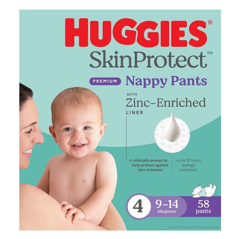 Huggies 好奇 Skin Protect 婴儿纸尿裤 4号 (9-14kg) 58片