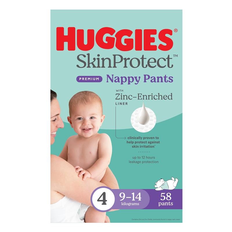 Huggies 好奇 Skin Protect 婴儿纸尿裤 4号 (9-14kg) 58片