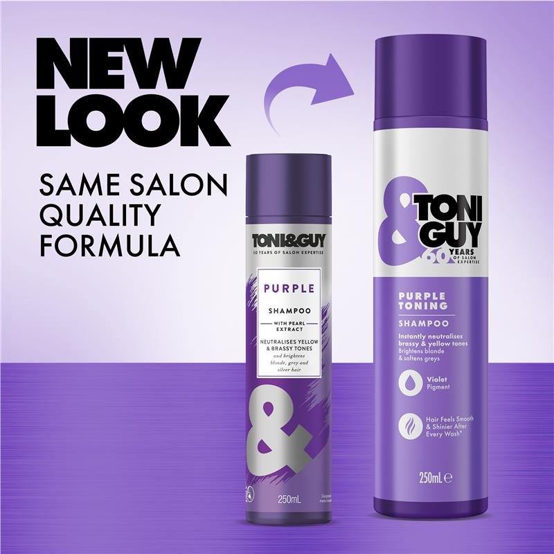 Toni&Guy 紫色去黄 洗发水 250ml