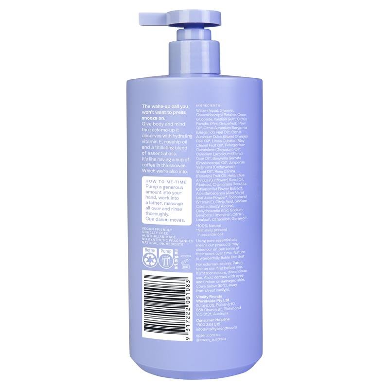 Epzen Awaken Cleanse Hydrating Body Wash 750mL