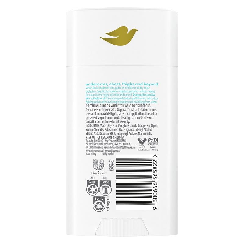 Dove Women Whole Body Deodorant Stick Sea Mist & Peony 81g