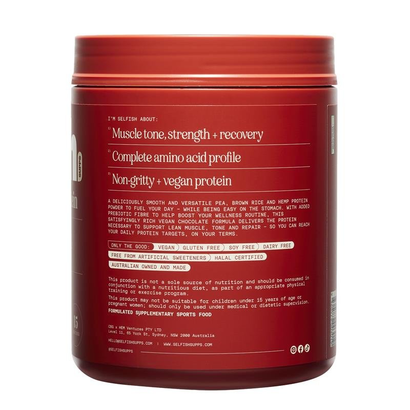 Selfish Give Me Plant Protein Rich Chocolate Flavour 450g