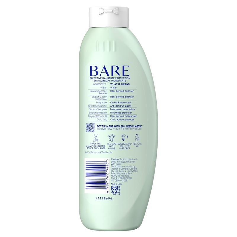 Head & Shoulders BARE Soothing Hydration Shampoo 400ml