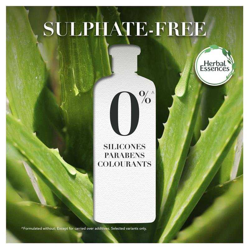 Herbal Essences Bio Renew Potent Aloe & Eucalyptus Strength & Moisture Shampoo 400ml