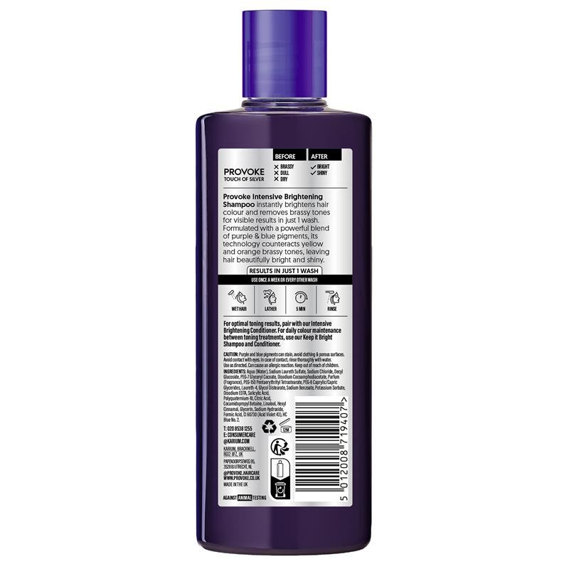 Provoke Touch Of Silver Intensive Brightening Shampoo 200ml