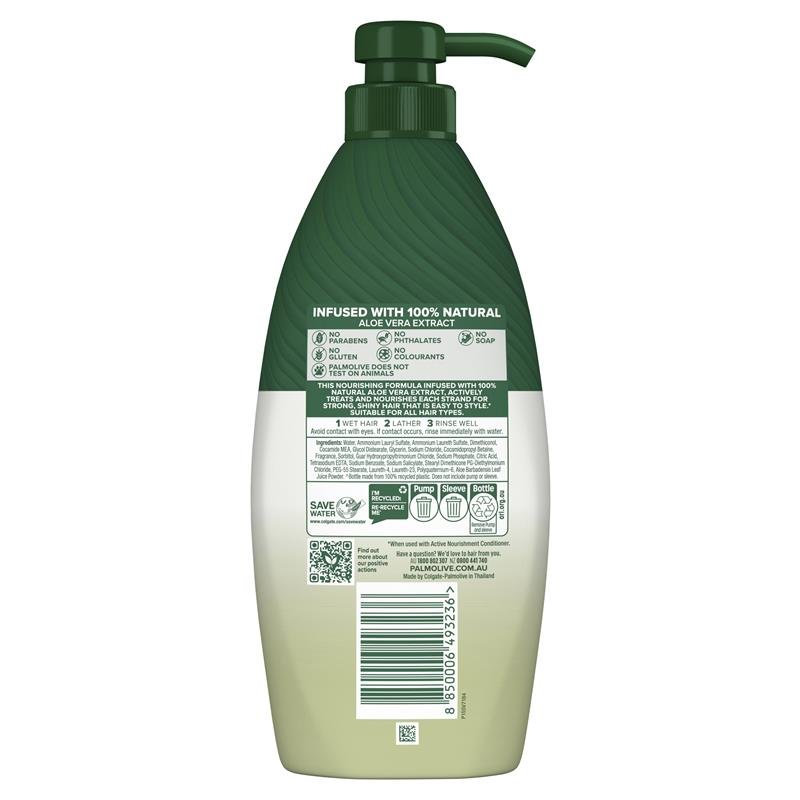 Palmolive Naturals Active Nourishment Normal Hair Shampoo Aloe Vera & Fruit Vitamins 700mL