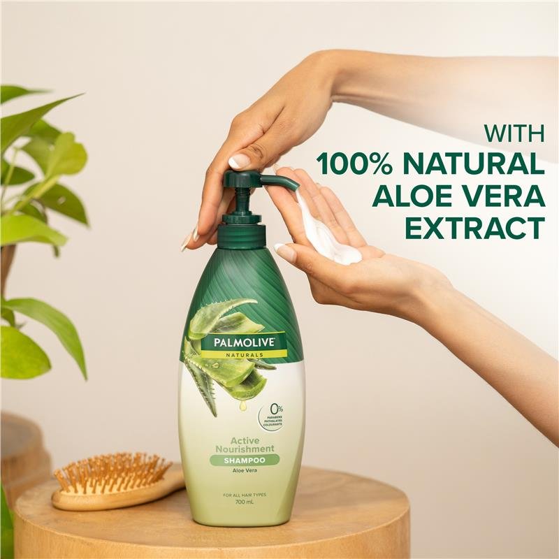 Palmolive Naturals Active Nourishment Normal Hair Shampoo Aloe Vera & Fruit Vitamins 700mL