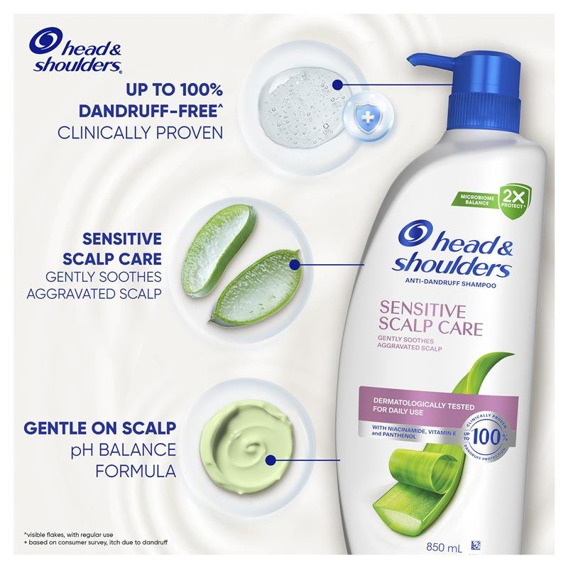 Head & Shoulders Sensitive Shampoo 850ml