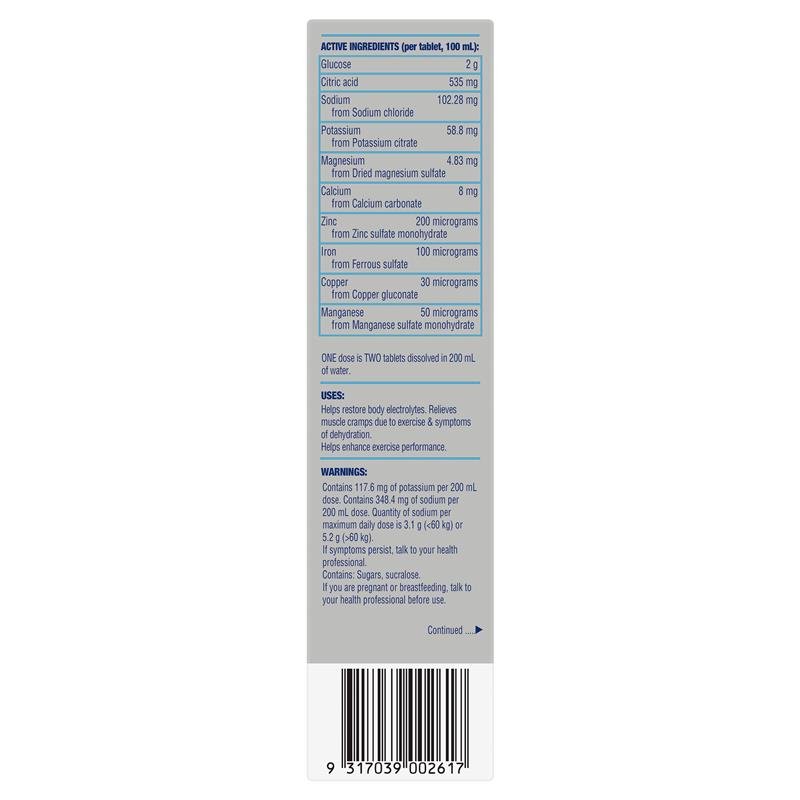 Hydralyte Plus Sport Blueberry Blast 20 Effervescent Tablets
