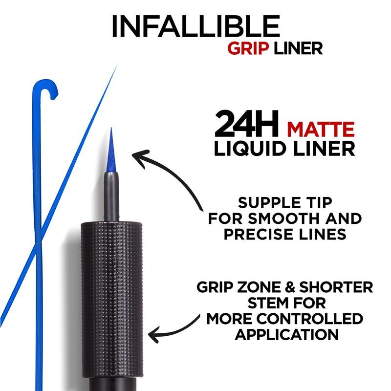 L'Oreal Paris Infallible Grip 24H Matte Liquid Liner 02 Blue